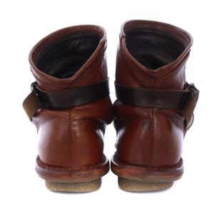 trippen Bomb ショートブーツ ベルト レザー 25cm 茶 ブラウン