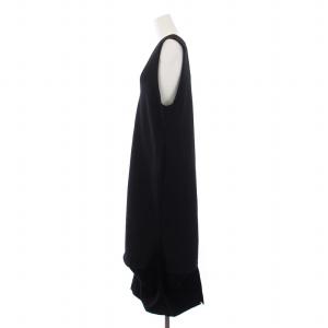 ENFOLD 24SS CURVE-DRAPE DRESS 36 ブラック