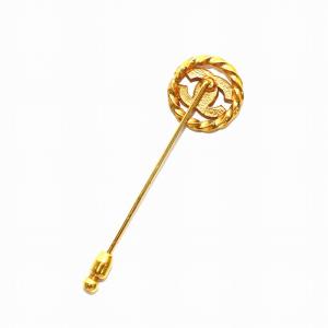 CHANEL ブローチ ピンブローチ ココマーク ストーン ゴールド色