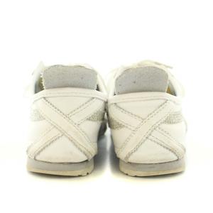 Onitsuka Tiger MEXICO 66 メキシコ66 ローカットスニーカー シューズ レザー グリッター US4.5 23cm 白 ホワイト シルバー