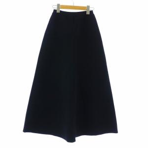 L'Appartement 21AW Flare SK フレアスカート ニット ロング マキシ 34 XS 黒 ブラック 21060560201830