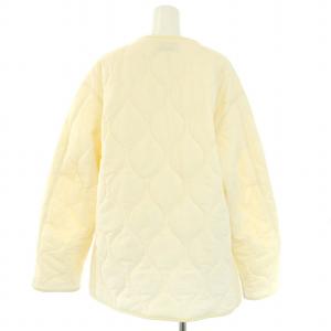 美品✨ L'ESSAGE ツイードワイドジャケット アイボリー F ノーカラー