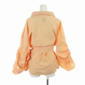 Ameri VINTAGE CACHE COEUR SHIRT シャツ リボン 長袖 F コーラル
