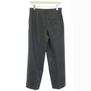 Deuxieme Classe フラノankleパンツ スラックス ジップフライ ウール 36 S グレー 17030500708030