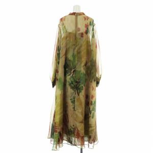 Ameri VINTAGE UND WILLOW PAINT DRESS セットアップ ワンピース 長袖トップス シアー マキシ