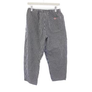 DANTON COTTON/LINEN WEATHER EASY PANTS コットンリネンウェザーイージーパンツ ギンガムチェック 36