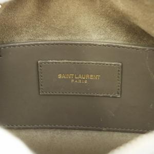 SAINT LAURENT PARIS クラシック ベイビーダッフル ショルダーバッグ 2WAY グレー IMR330958
