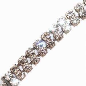 ISABEL MARANT Crystal-embellished necklace ネックレス ストーン シルバー色