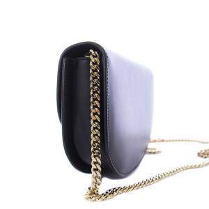 A.P.C. ハーフムーン チェーンショルダーバッグ レザー 黒 ブラック