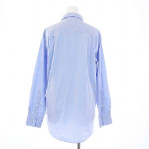 IENA 23AW タイプライター レギュラーシャツ ブラウス 長袖 青 ブルー