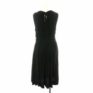 kate spade new york ワンピース ミモレ ロング ノースリーブ 4 M 黒 ブラック