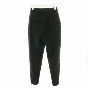 CELINE 2P108659D パンツ スラックス タック ウール 34 ブラック