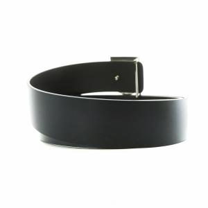 BURBERRY TBロゴ ベルト ハトメ レザー 38/95 ブラック ブラウン