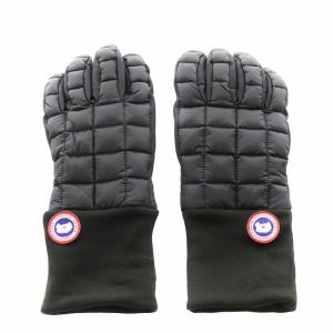 CANADA GOOSE NORTHERN GLOVE LINER 手袋 グローブ ナイロン S 黒 ブラック 5254M
