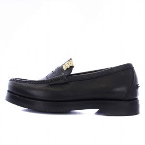 visvim 23SS FABRO-FOLK コインローファー モカシン レザー US8.5 ブラック