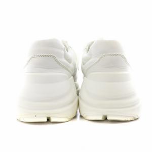 GUCCI ライトン スニーカー 猫プリント レザー 36.5 23.5cm 白