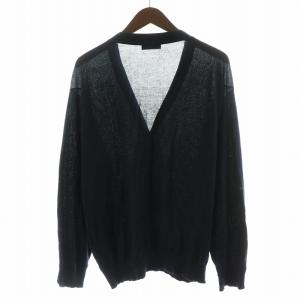 JOHN SMEDLEY カーディガン コットン L 紺 ネイビー