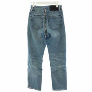 alexanderwang デニムパンツ ジーンズ ジーパン バックジップ 25 S 水色 ライトブルー