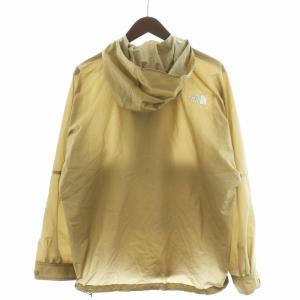 THE NORTH FACE Windjammer ウィンドジャマー レインジャケット フード ロゴ刺繍 M ベージュ NP12036