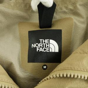 THE NORTH FACE Windjammer ウィンドジャマー レインジャケット フード ロゴ刺繍 M ベージュ NP12036