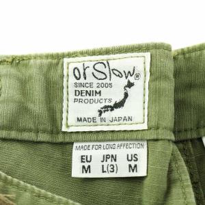 orSlow カーゴパンツ ジッパーフライ コットン L カーキ