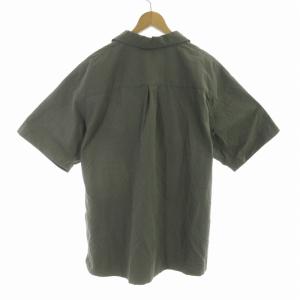 HELLY HANSEN タグ付き S/S Bask Shirts バスクシャツ ナイロン 半袖 L カーキ HOE42202