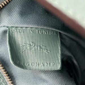 Longchamp メールボックス ショルダーバッグ レザー グリーン