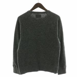 LOOPWHEELER LOWERCASE KNITWEAR ニット セーター 長袖 ウール S グレー