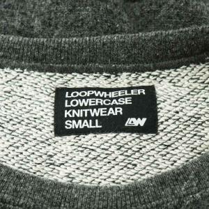 LOOPWHEELER LOWERCASE KNITWEAR ニット セーター 長袖 ウール S グレー