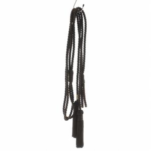 DOLCE&GABBANA タッセルベルト ロープ ロゴ ゴールド金具 茶 ブラウン