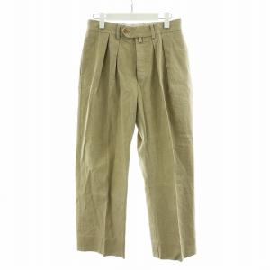 NEAT 2タック テーパ?ドパンツ コットン ベージュ /AN35
