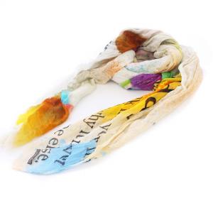 ストール ショール 大判 総柄 マルチカラー /KH