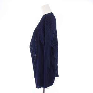 PLEATS PLEASE ISSEY MIYAKE イッセイミヤケ 23SS プリーツ マンスリーカラー カーディガン ネイビー PP33JO123/3