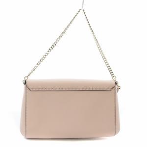 kate spade new york ショルダーバッグ ハンド 2WAY チェーン ロゴ サフィアーノレザー 牛革 ピンク WKRU4092