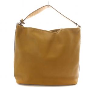 HIROFU ショルダーバッグ トート ワンショルダー レザー パスケース付き 定期入れ ベージュ