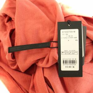 GalaabenD カットソー 長袖 タートルネック ストレッチ 無地 ウール M 茶 ブラウン タグ付き