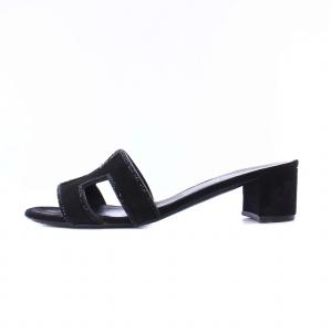 HERMES オラン ミュール 37 ブラック