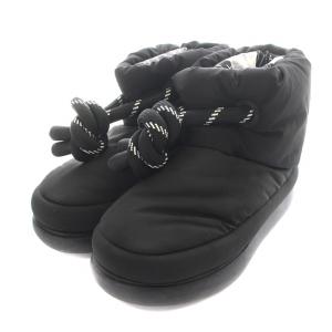 UGG australia クラシックマキシショート Classic Maxi Short ブーツ 中綿 ロープ 厚底 23.0cm 黒 ブラック 1132016