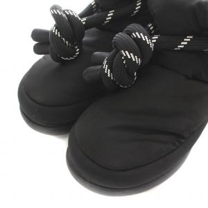 UGG australia クラシックマキシショート Classic Maxi Short ブーツ 中綿 ロープ 厚底 23.0cm 黒 ブラック 1132016