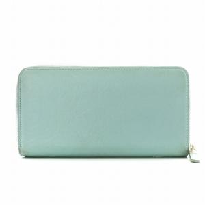 CHANEL カメリア ココマーク 長財布 31番台 ライトブルー