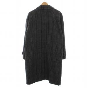 burberrys ウールコート ロング ヴィンテージ チェック アウター グレー 紺