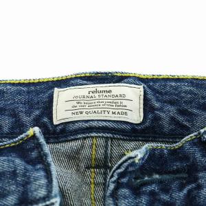 JOURNAL STANDARD relume 23AW カーブラインデニム ジーンズ ジーパン ジッパーフライ 36 S インディゴ 23030462118140