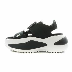 adidas メハナ サンダル Mehana Sandals ストラップ 23.5cm 黒 ブラック 白 ホワイト IF7365