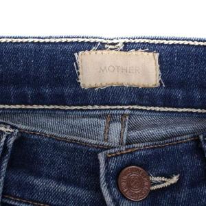 MOTHER THE INSIDER CROP STEP FRAY デニムパンツ ジーンズ ジップフライ カットオフ 23 インディゴ 1157-686