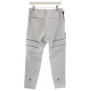 MARK&LONA ジャージ イージーパンツ ジップフライ ロゴプリント 48 L グレー MLM-OC-AT07