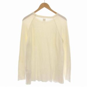 Ron Herman サーマル カットソー ニット 長袖 Tシャツ M 白 ホワイト