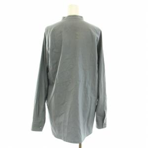 AURALEE 22SS ウォッシュドフィンクスツイルシャツ WASHED FINX TWILL SHIRTS ブラウス バンドカラー 長袖