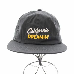 STANDARD CALIFORNIA 23AW Dreamin Twill Cap ドリーミンツイルキャップ 帽子 6パネル ロゴ 刺繍 F 黒 ブラック
