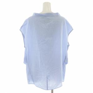 Deuxieme Classe SUPREME QUALITY CLOTHES シャツ ブラウス Vネック ノースリーブ プルオーバー 青 ブルー