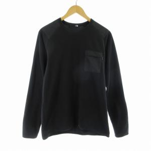 THE NORTH FACE バーサマイクロスウェット トレーナー 切替 長袖 L 黒 ブラック